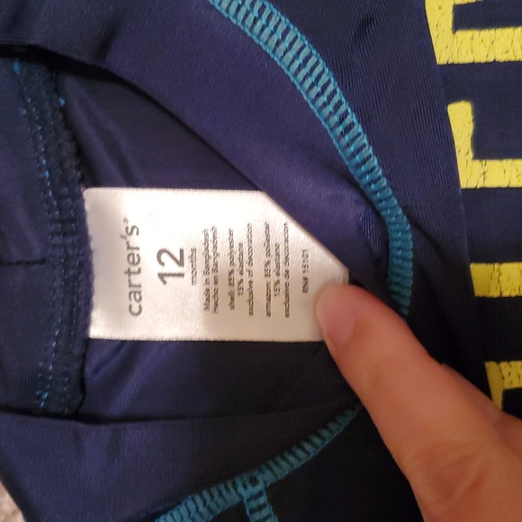 Carters baby boy swim shirt - Picture 3 of 3